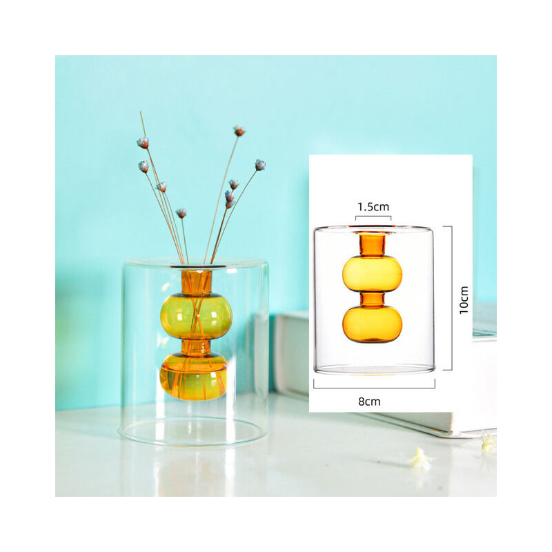 Vaso decorazioni per la casa contenitore in vetro
