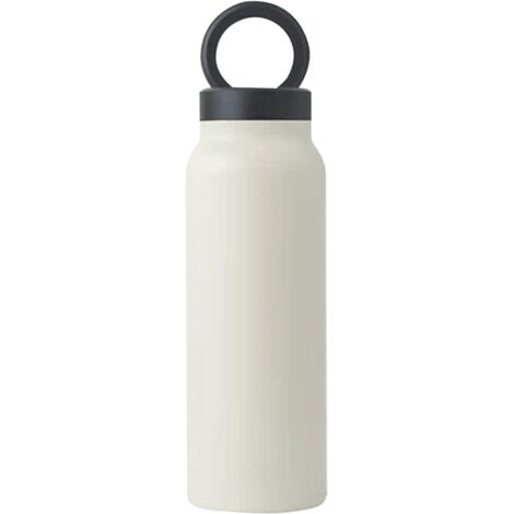 Vaso deportivo isotérmico con tapa de acero inoxidable a prueba de fugas y soporte para teléfono móvil incluido. Ideal para el gimnasio, el entrenamiento y las actividades al aire libre.