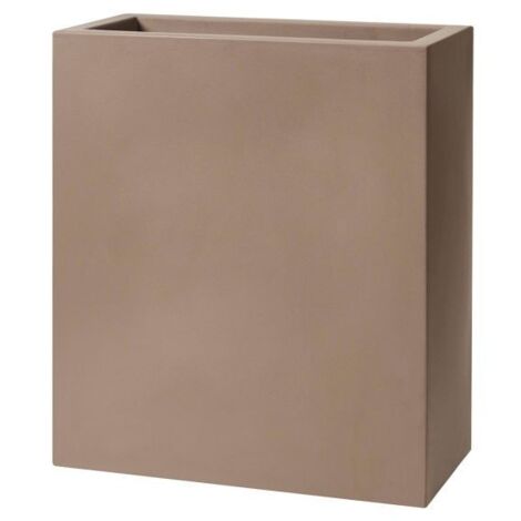 Vaso di design "Schio Tower Maxi" Essential da giardino e balcone per fiori e piante -Bronzo