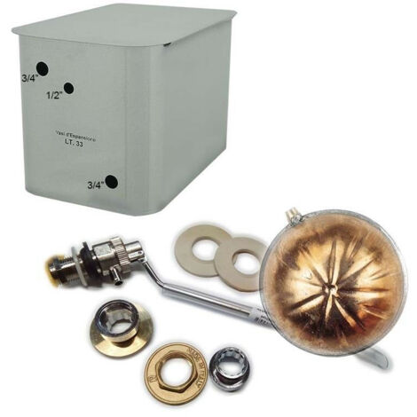 Vaso di espansione inox 40lt + kit montaggio vaso espansione