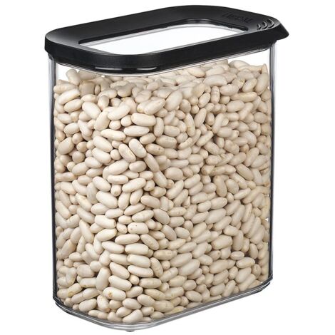 Vaso di stoccaggio Mepal modula 1500 ml - nero