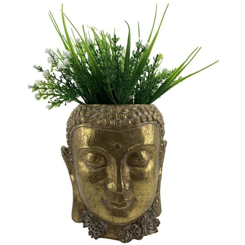 Image of Vaso della marca Dkd Home Decor Dorato Buddha Resina (19,5 x 20,8 x 23,5 cm) (2 Pezzi) (Riferimento: S3024058)