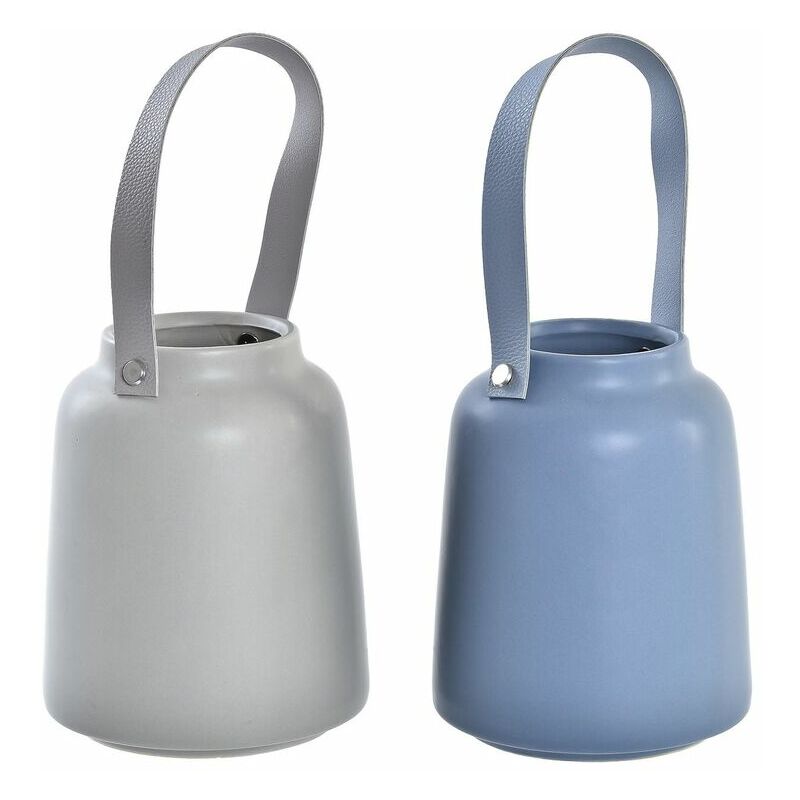 Vaso Dkd Home Decor Grigio Azzurro Gres (12 x 12 x...