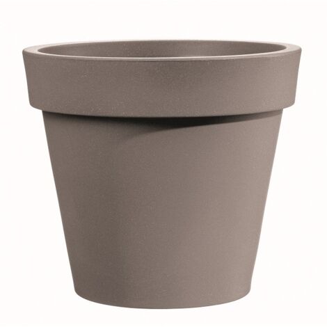 Vaso Easy Rotondo  Tortora - 80 cm