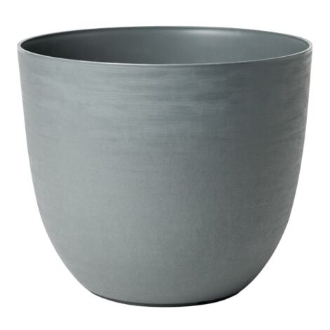 Vaso Ecologico ''Re-Pot Over'' con riserva d'acqua in plastica per fiori e piante. -48 cm / Grigio