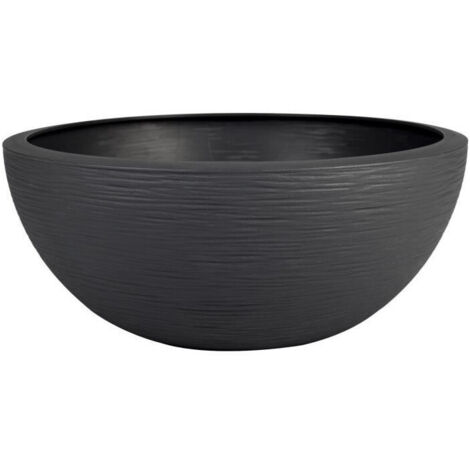 Vaso EDA 3210103482 Grigio Antracite Plastica Ø 40 cm