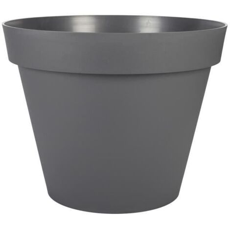 Vaso EDA Tuscan Grigio Grigio scuro Rotonda Rotondo Ø 60 x 47 cm