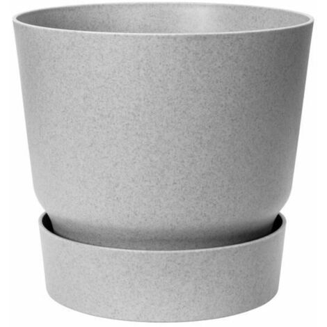 Vaso Elho Grigio Plastica Rotondo Moderno Ø 47 cm