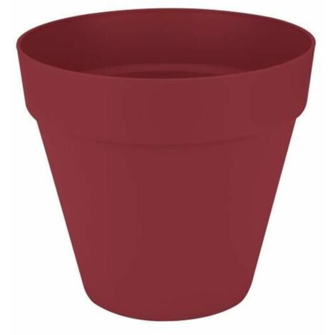 Vaso - Elho - Loft Urban Rotondo - Rosso - L 29 x P 28,5 x A 26 cm - Esterno - 100% riciclato