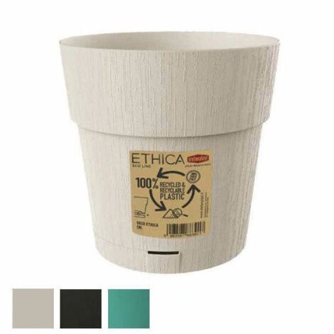 Vaso Ethica Redondo Ris. Agua Verde 25 H 25 Stefanpl