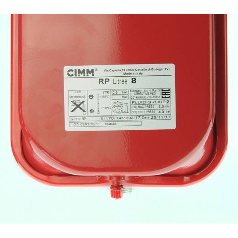 

Vaso Expansion Caldera Saunier Duval Isomax 8 Litros 057379