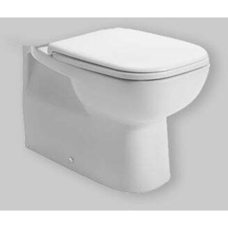 Vaso Filo Muro Monoblocco "D-Code" Scarico Universale 35X56