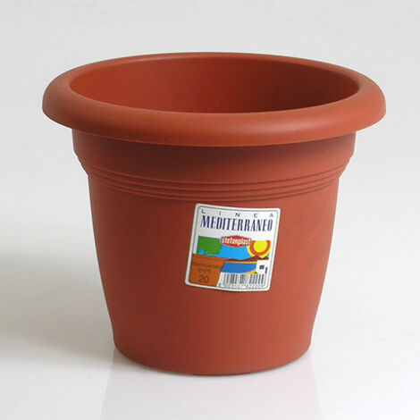 Vaso Fiori Mediterr.Coccio Cm  26