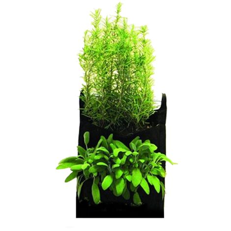 Vaso fioriera in feltro appendibili 2 tasche giv07 Mondo Verde