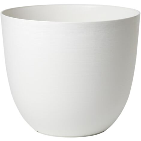 Vaso da fiori rotondo Ø45xh90 cm vaso da fiori alto con inserto in plastica