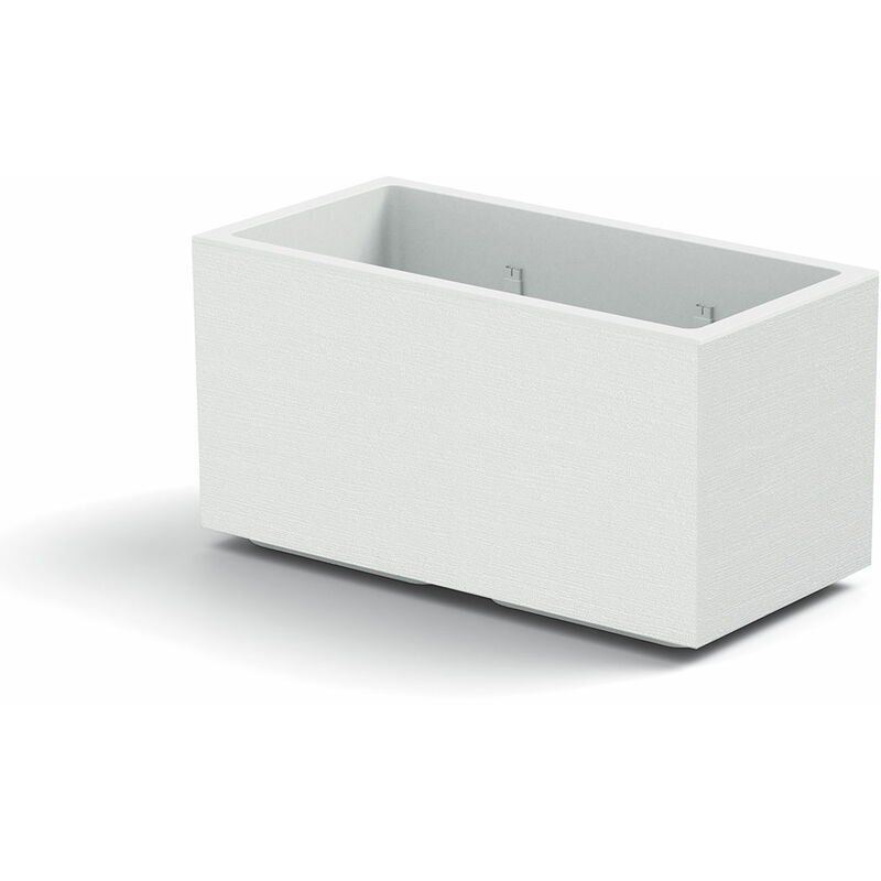 FIORIERA Vaso RETTANGOLARE MATHERIA In Plastica CON RUOTE 80CM VECA Va