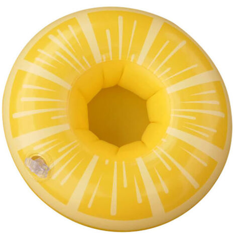 Vaso flotante para agua, para excursiones en la playa, inflable, para fiestas en la piscina, 20 x 20 cm