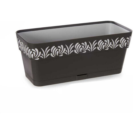 Vaso Gaia Rett. Ris.Acqua Grafite 30 Stefanpl
