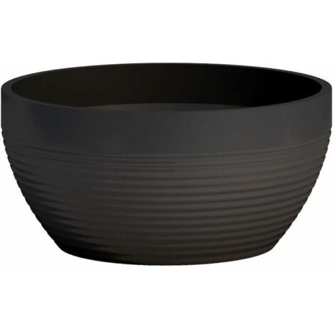 Vaso Garden ID Nero 25 x 12 cm