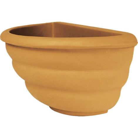 Vaso Gerla a parete Thea in resina per piante e fiori Made in Italy da esterno -Impruneta