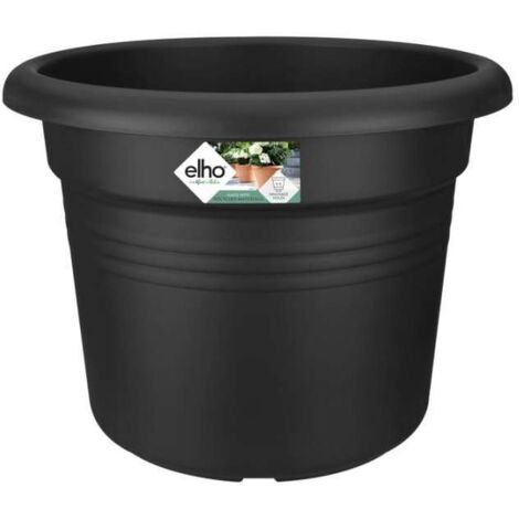 VASO GREEN BASICS CILINDER 35CM LIVING BLACK ELHO