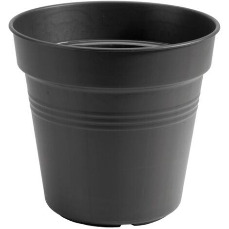 VASO GREEN BASICS GROWPOT 13CM LIVING BLACK ELHO