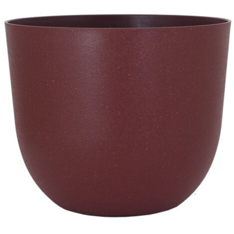 Vaso in Vetroceramica Palla con piattino bianco/argento