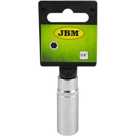 Vaso hexagonal de 50mm. de largo de 11mm. CROMADO JBM13649