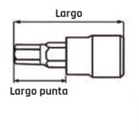Vaso hexagonal largo 1/2" métrico M122505-C TENG TOOLS 14 mm