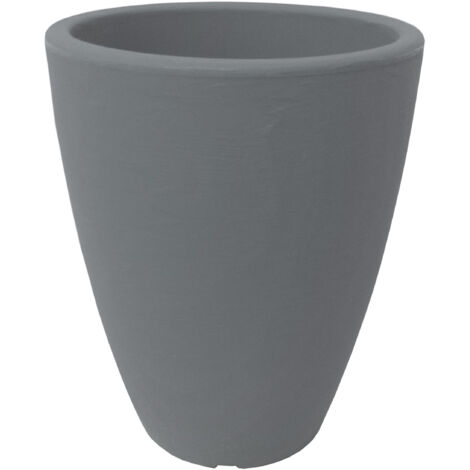 VASO HOME ADONE TONDO D 30XH38 CM PIETRA- 1,0 pz