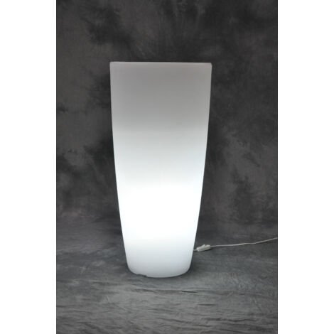 VASO HOME LIGHT TONDO D 33X70 CM GHIACCIO BIANCO- 1,0 pz