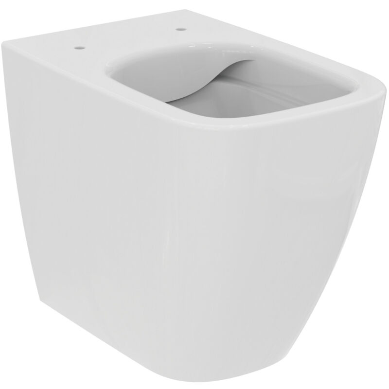 Ideal Standard - i.life b, wc a terra RimLS+ universale filo parete con fissaggi nascosti, T458101, Bianco