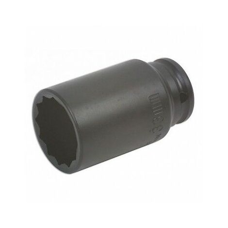 Vaso impacto 33 mm 1/2 largo 12 caras para bujes
