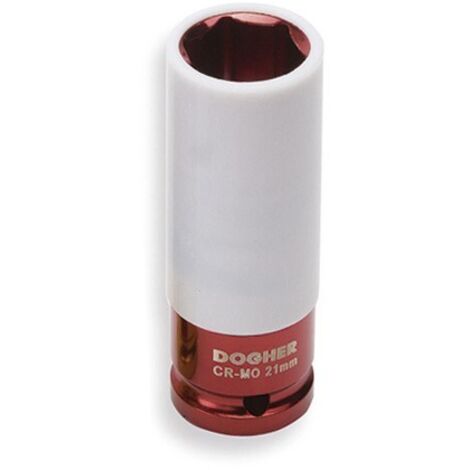 VASO IMPACTO HEXAGONAL 1/2 ROJO 21MM - DOGHER