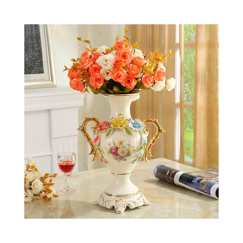 Vaso in ceramica europea Vintage Senior fatto a