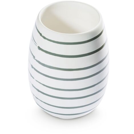 Vaso in ceramica Gmundner grigio fiammato (H 15 cm)