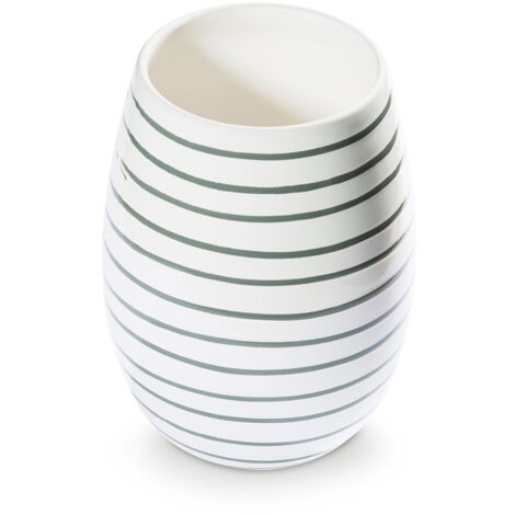 Vaso in ceramica Gmundner grigio fiammato (H 21 cm)