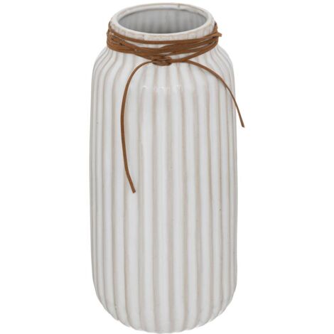 Vaso in ceramica le cafe bordelais h28cm bianco - Atmosphera créateur d'intérieur