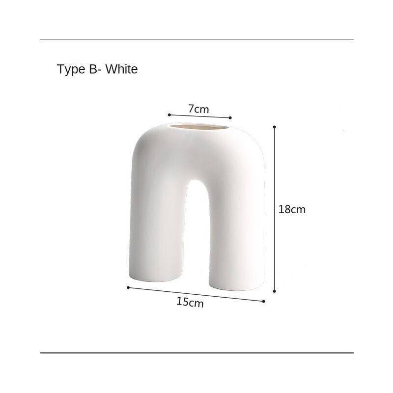 Vaso in ceramica minimalista nordico semplice ed