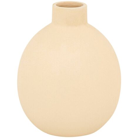 Vaso in ceramica rily beige h18cm - Atmosphera créateur d'intérieur