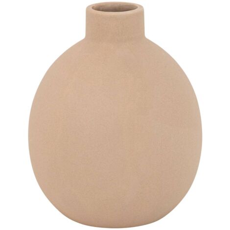 Vaso in ceramica rily rosa chiaro h18cm - Atmosphera créateur d'intérieur
