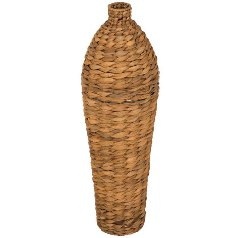 Vaso in fibra vegetale beige percy h58cm - Atmosphera créateur d'intérieur