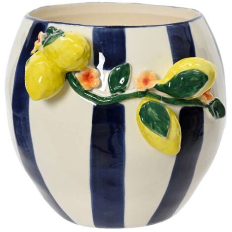 Vaso in gres Lemon Sicily