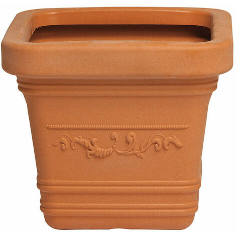 Vaso in Plastica 40x40x35 cm Festonato Bauer Prestige