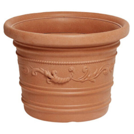 VASO IN PLASTICA FESTONATO D 70XH55 CM PRESTIGE- 1,0 pz