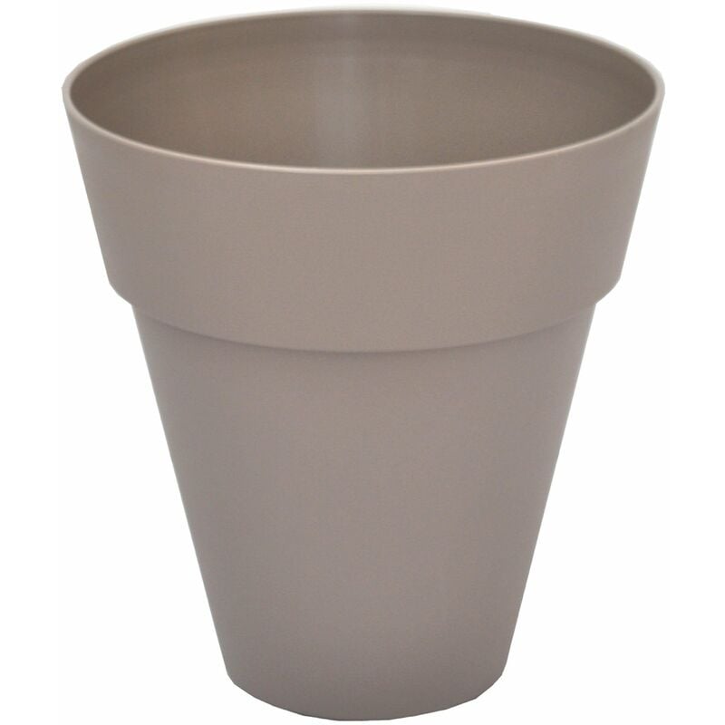 Telcom - Vaso in plastica H36x35cm Dallas - Tan