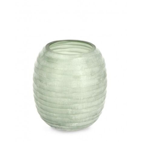 Vaso in Vetro Beige Moderno da Interno H31 cm - HASSAN