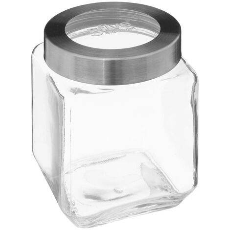 Vaso in vetro con coperchio in acciaio miro 1,2l - 5five