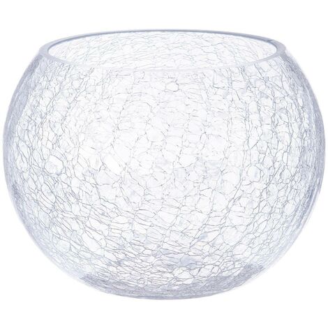 Vaso in vetro craquelé H15cm - Atmosphera créateur d'intérieur