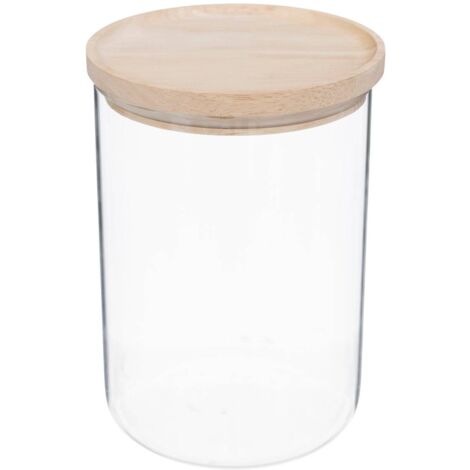 Vaso in vetro hermet da 1,6l con coperchio in hevea a chiusura ermetica - 5five
